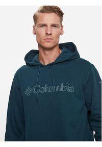 columbia - Columbia Bluza CSC Basic Logo™ II Hoodie 168166 Niebieski Regular Fit. Kolor: niebieski. Materiał: bawełna #4