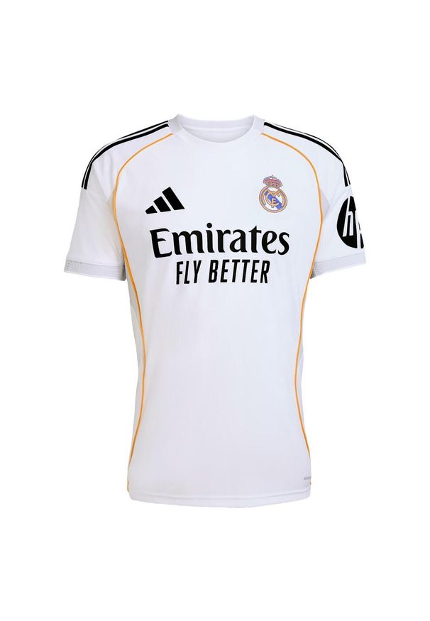 Adidas - Koszulka Real Madrid 25/26 Home. Kolor: biały. Sport: piłka nożna