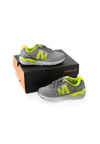 Buty trekkingowe dziecięce Merrell Ml-boys Versent szare. Kolor: szary