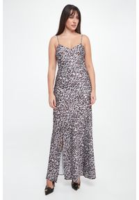 Sukienka maxi w panterkowy wzór Delci JOOP!. Długość: maxi #4
