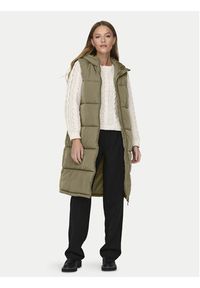 only - ONLY Bezrękawnik Alina 15241995 Zielony Regular Fit. Kolor: zielony. Materiał: syntetyk. Długość rękawa: bez rękawów #5