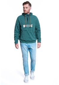 Mustang - KURTKA MUSTANG DANIEL SLIP JACKET 1011365 6430. Kolor: zielony #5