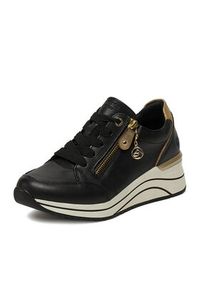 Remonte Sneakersy D0T03-01 Czarny. Kolor: czarny. Materiał: skóra