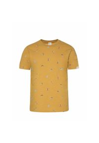 Koszulka Protest Prtegonia. Kolor: żółty. Wzór: nadruk. Sezon: lato. Sport: turystyka piesza #1