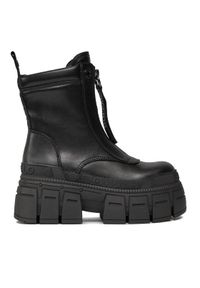 Buffalo Botki Gospher Zip Boot BN1622350 Czarny. Kolor: czarny. Materiał: skóra