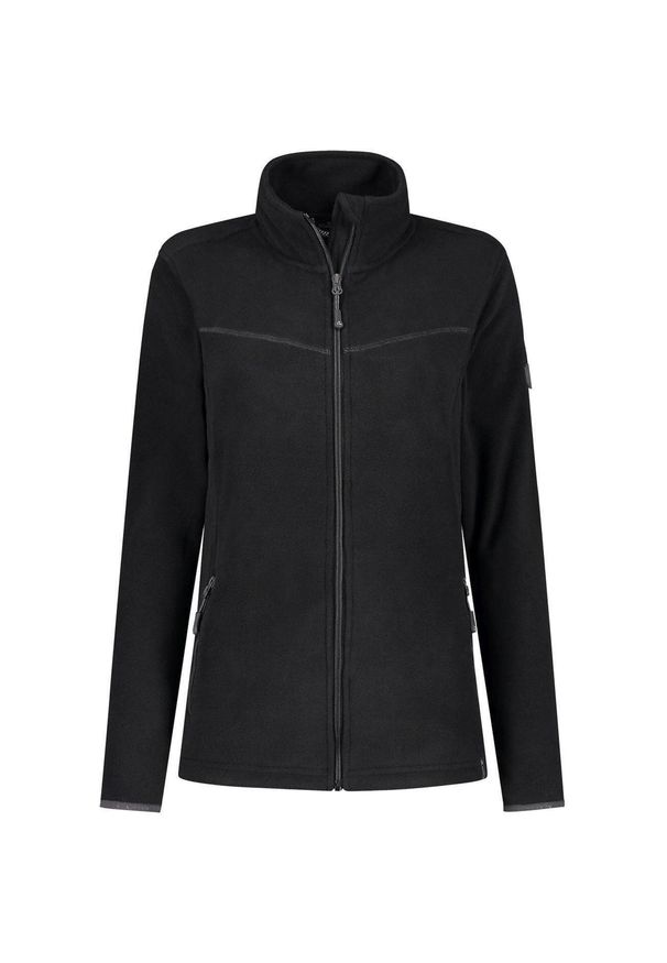 GLENMUIR - Bluza z Kapturem Kjelvik Polar Danique dla Kobiet - Czarna Rozmiar 42. Typ kołnierza: kaptur. Kolor: czarny. Materiał: polar