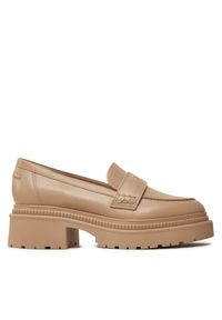 Loafersy Guess. Kolor: beżowy