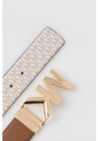 MICHAEL Michael Kors pasek skórzany dwustronny 554661 damski kolor brązowy. Kolor: brązowy. Materiał: skóra #2