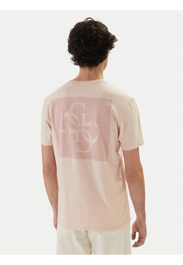 Guess T-Shirt M6GI27 K3249 Różowy Regular Fit. Kolor: różowy. Materiał: bawełna