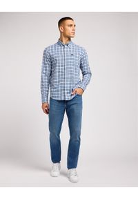 Lee - LEE MĘSKA KOSZULA LEE BUTTON DOWN ATLANTIC 112349957 L880015643. Typ kołnierza: button down
