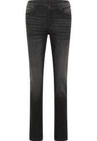 Mustang - DAMSKIE SPODNIE JEANSOWE MUSTANG CROSBY RELAXED SLIM DENIM BLACK 1013589 4000 702