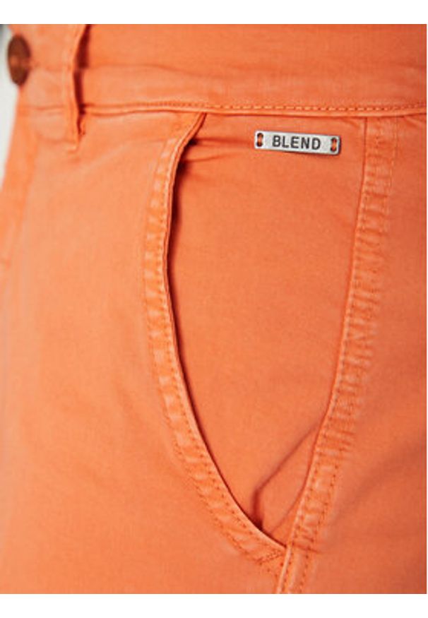 Blend Szorty materiałowe 20717939 Pomarańczowy Regular Fit. Kolor: pomarańczowy. Materiał: bawełna