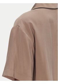 ACCESS FASHION Koszula 53-7043-405 Beżowy Loose Fit. Kolor: beżowy. Materiał: syntetyk #5