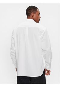 Calvin Klein Koszula Modern K10K111736 Biały Slim Fit. Kolor: biały. Materiał: bawełna #5