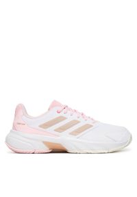 Adidas - adidas Buty do tenisa Courtjam Control 3 JP9739 Biały. Kolor: biały. Materiał: materiał. Sport: tenis