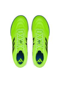 Adidas - adidas Buty do piłki nożnej Top Sala Competition 2 Indoor IH7685 Zielony. Kolor: zielony. Materiał: skóra #5