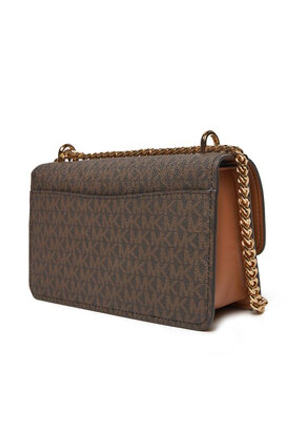 MICHAEL Michael Kors Torebka Claire 30R5GC7L3B Brązowy. Kolor: brązowy. Materiał: skórzane