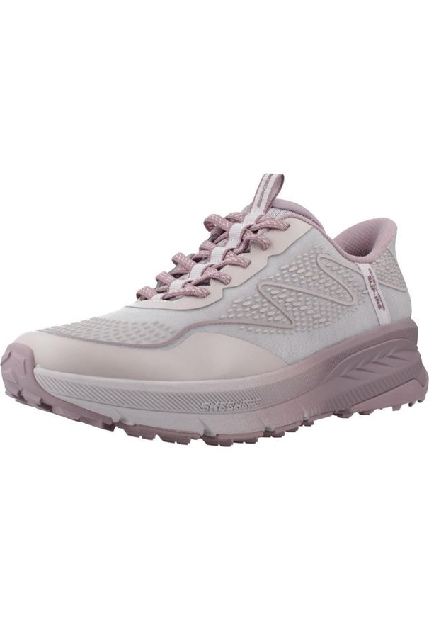 skechers - Kapcie SKECHERS SWITCH BACK Rose. Kolor: różowy. Materiał: syntetyk, tkanina. Model: Skechers Sport. Sport: turystyka piesza