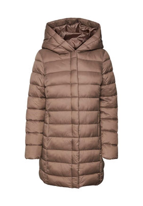 Vero Moda Kurtka puchowa 10291052 Brązowy Regular Fit. Kolor: brązowy. Materiał: syntetyk, puch
