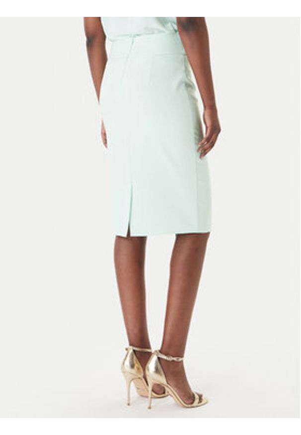 Rinascimento Spódnica ołówkowa CFC0128651003 Zielony Slim Fit. Kolor: zielony. Materiał: syntetyk