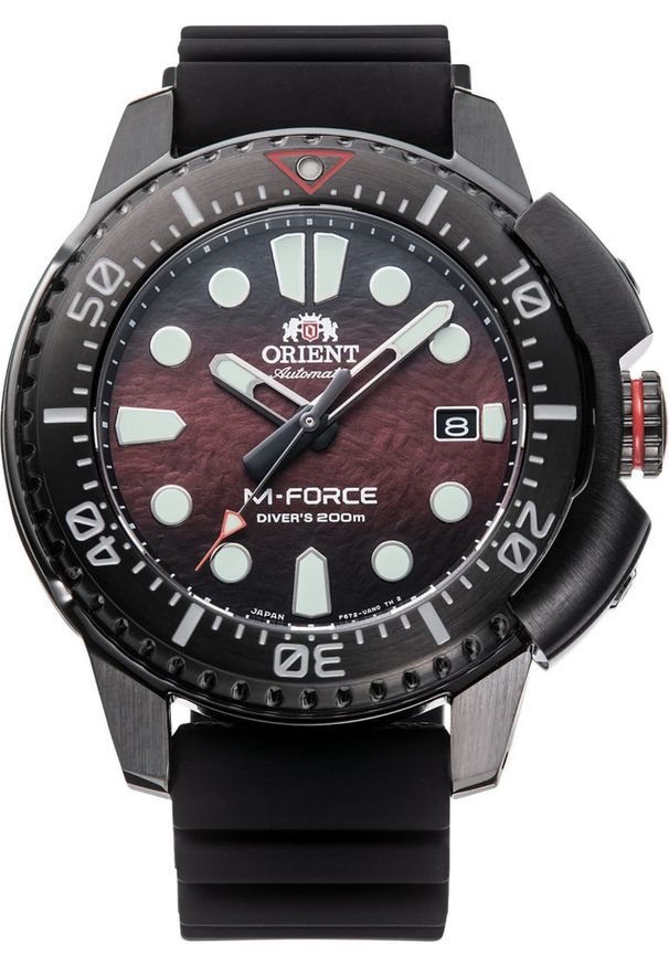 orient - Zegarek Orient Zegarek Męski Orient Sport M-Force Automatic Diver's RA-AC0L09R00B Limited Edition. Styl: sportowy