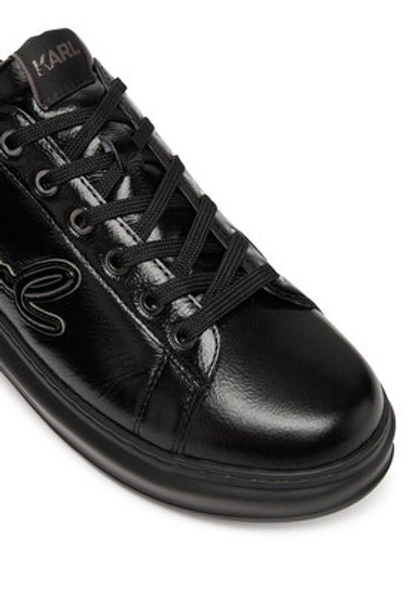 Karl Lagerfeld - KARL LAGERFELD Sneakersy Kapri KL62511S Czarny. Kolor: czarny. Materiał: skóra