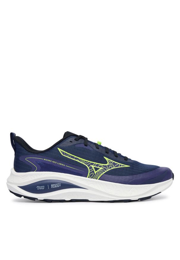 Mizuno Buty do biegania Neo Lumina J1GJ2673 Niebieski. Kolor: niebieski. Materiał: materiał