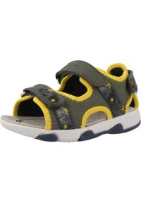 Sandały Geox Model B Sandal Multy Boy Kolor Zielony. Kolor: zielony. Materiał: tkanina