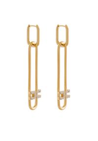 Elisabetta Franchi Kolczyki OR-10A-52E2-V250 Złoty. Materiał: metalowe. Kolor: złoty