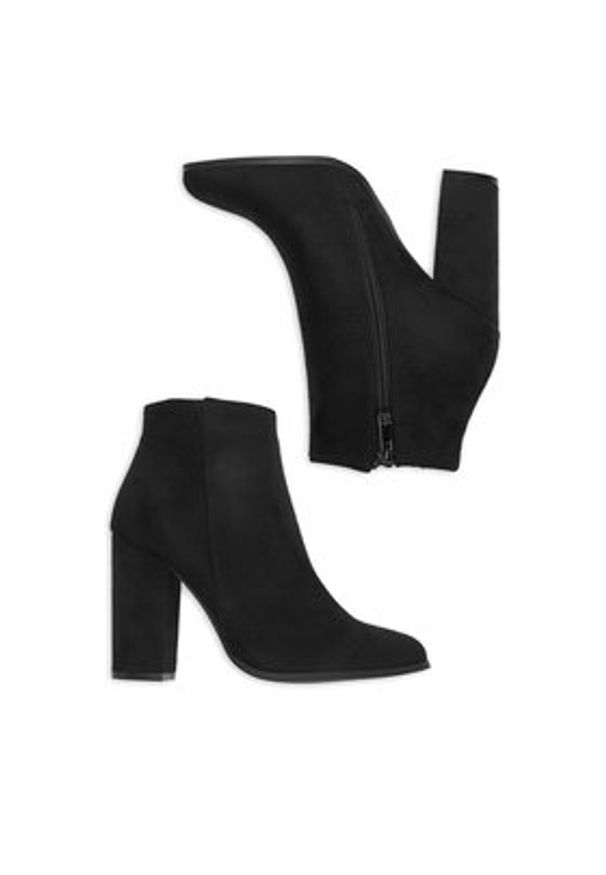 DeeZee Botki BM-9075 Czarny. Kolor: czarny. Materiał: materiał