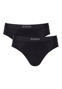 Sloggi Komplet 2 par slipów 10222378 Czarny. Kolor: czarny. Materiał: bawełna #6