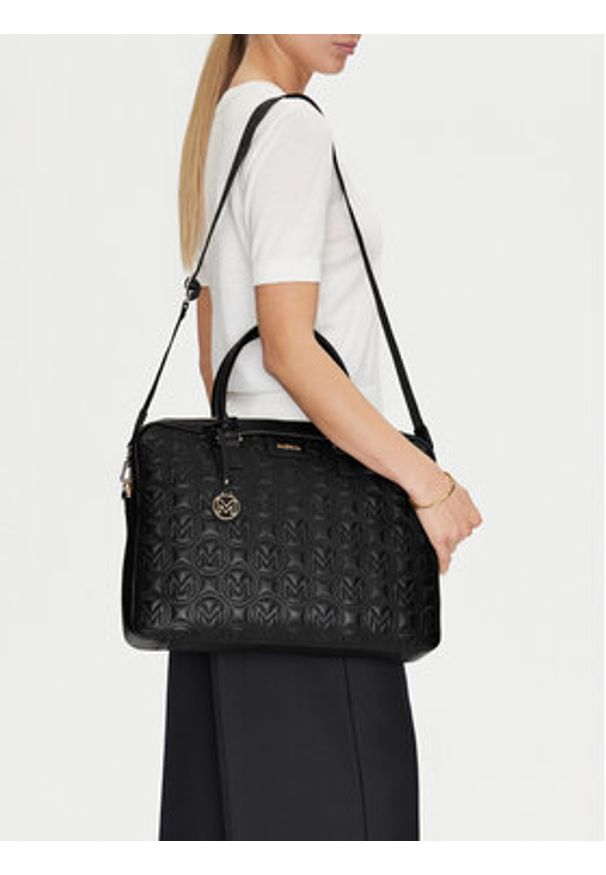 MEXX Torba na laptopa MEXX-S-010-07 Czarny. Kolor: czarny. Materiał: skóra