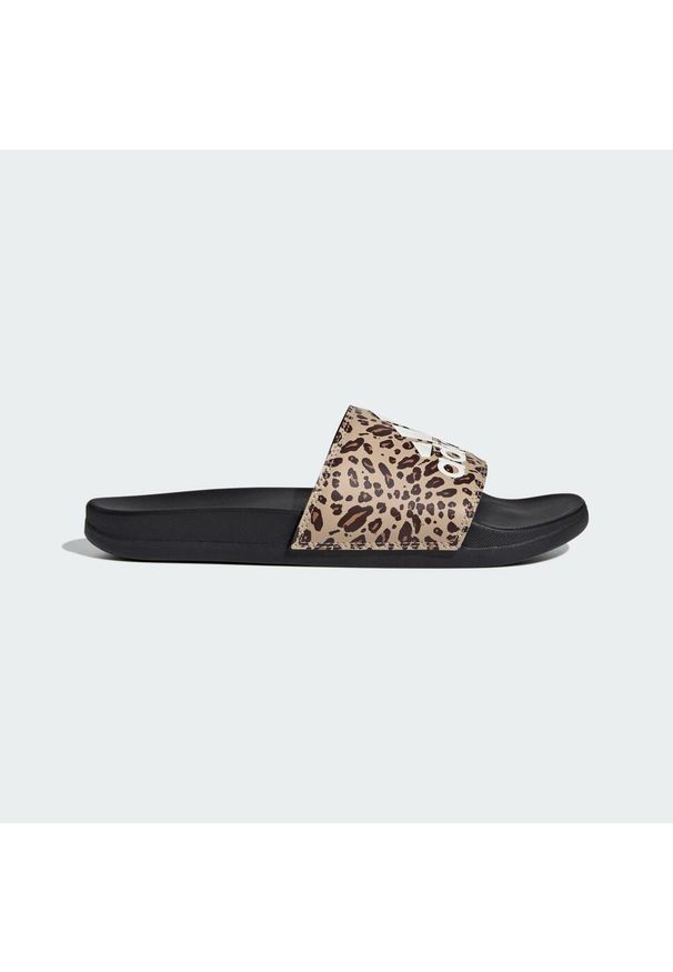 Adidas - adilette Comfort Slides. Kolor: biały, wielokolorowy, beżowy, czarny. Styl: klasyczny
