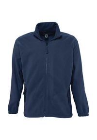 SOL'S - Bluza Polarowa Unisex Dla Dorosłych North. Kolor: niebieski. Materiał: polar. Sezon: zima