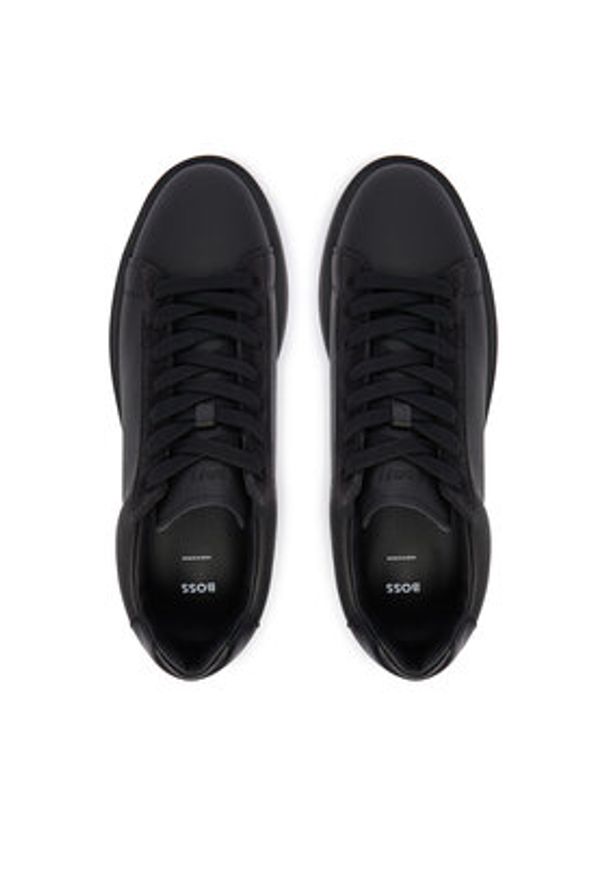 BOSS Sneakersy Bulton 50552869 Czarny. Kolor: czarny. Materiał: skóra
