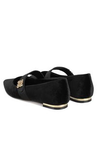 Nine West Baleriny 8168-1 Czarny. Kolor: czarny. Materiał: materiał
