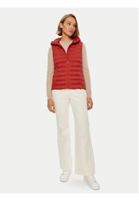 TOMMY HILFIGER - Tommy Hilfiger Bezrękawnik Global Stripe WW0WW40779 Czerwony Regular Fit. Kolor: czerwony. Materiał: syntetyk. Długość rękawa: bez rękawów #6