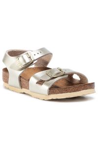 Birkenstock Sandały Rio Kids 1014829 Złoty. Kolor: złoty. Materiał: skóra #6