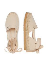 DeeZee Espadryle ZYLS093 Beżowy. Kolor: beżowy. Materiał: materiał #4