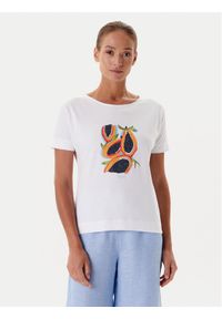 Tatuum T-Shirt Lali 2 T2511.111 Biały Regular Fit. Kolor: biały. Materiał: bawełna