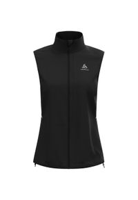 Odlo - Kamizelka damska ODLO Zeroweight Warm Vest. Kolor: czarny. Długość rękawa: bez rękawów. Sport: bieganie