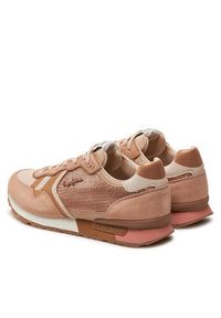 Pepe Jeans Sneakersy PLS40009 Beżowy. Kolor: beżowy. Materiał: skóra #5