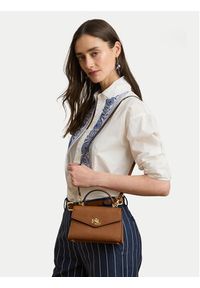 Lauren Ralph Lauren - LAUREN RALPH LAUREN Torebka 431966765007 Brązowy. Kolor: brązowy. Materiał: skórzane #3