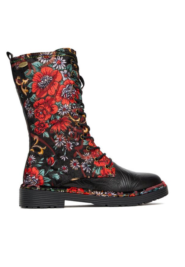 Laura Vita Trzewiki Incaso 18 Czarny. Kolor: czarny. Materiał: skóra