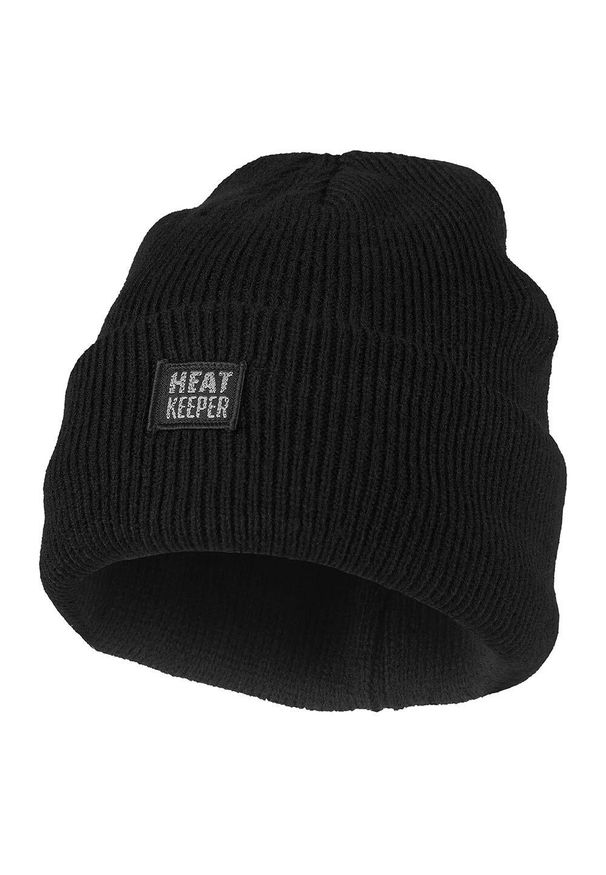 HEAT KEEPER - Wodoodporna i wiatroszczelna czapka termoaktywna Heatkeeper w kolorze czarne. Kolor: czarny. Sezon: zima. Styl: sportowy