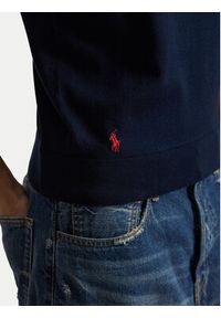Polo Ralph Lauren Top 211972111500 Granatowy Regular Fit. Typ kołnierza: polo. Kolor: niebieski. Materiał: bawełna #3
