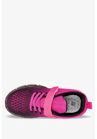 Casu - Czarne buty sportowe na rzep casu 939a. Zapięcie: rzepy. Kolor: różowy, czarny, wielokolorowy