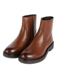 Geox Botki D Serilda D46WYB 00043 C6002 Brązowy. Kolor: brązowy. Materiał: skóra