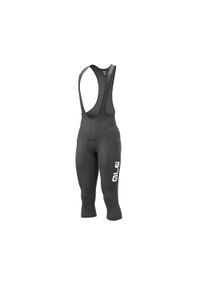 ALÉ CYCLING - Spodnie rowerowe 3/4 męskie Alé Cycling Solid Winter. Kolor: czarny, wielokolorowy, biały. Sport: kolarstwo #1