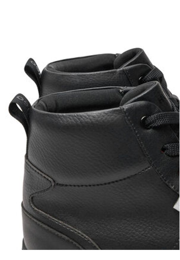 Hugo Sneakersy Morrie 50536984 Czarny. Kolor: czarny. Materiał: skóra